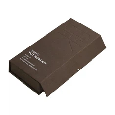 Rudos tekstūros popierinės magnetinės dėžutės
